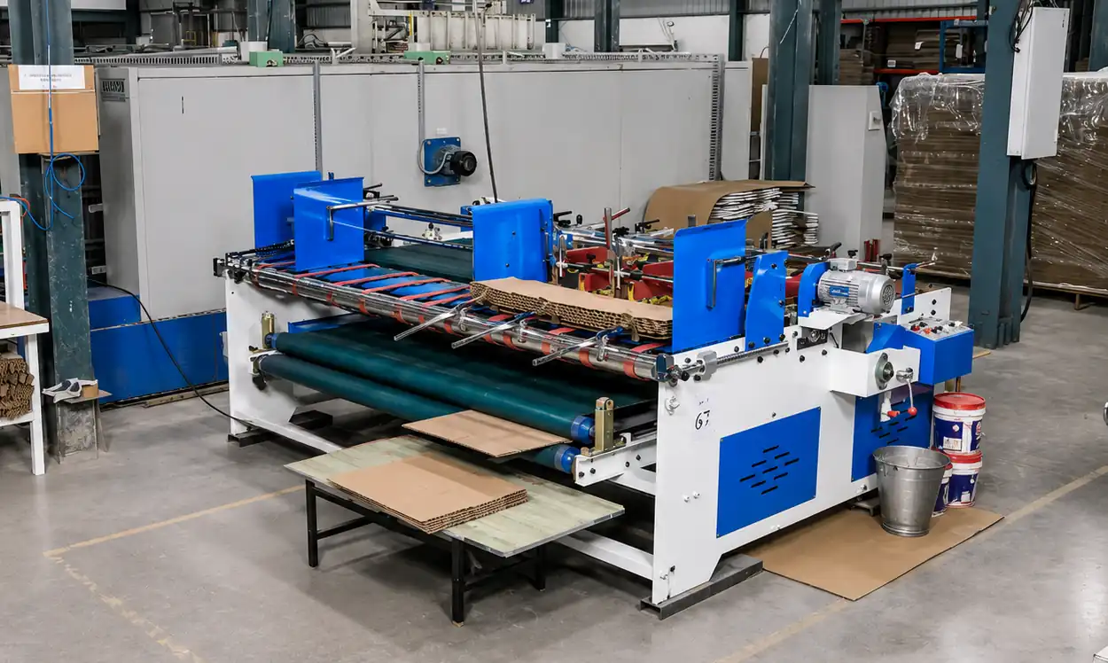 Semi-Automatic Folder Gluer Machine